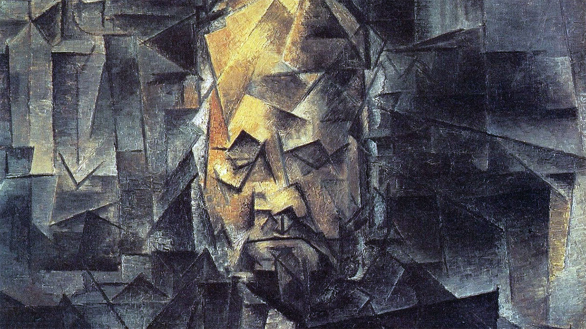 Ritratto di Ambroise Vollard di Pablo Picasso. 1909 - 1910.