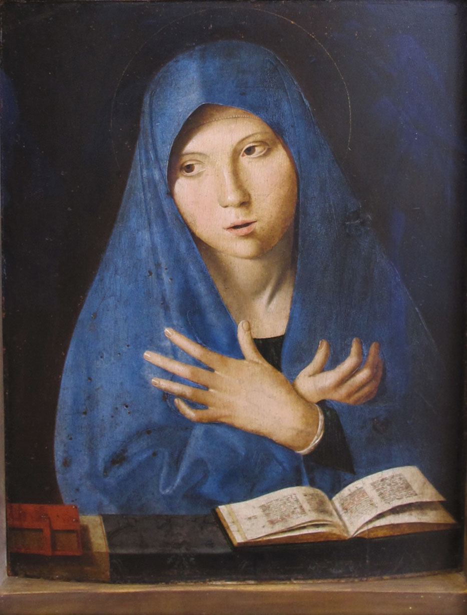 Annunciata di Antonello da Messina. 1473 - 74. Olio su tavola