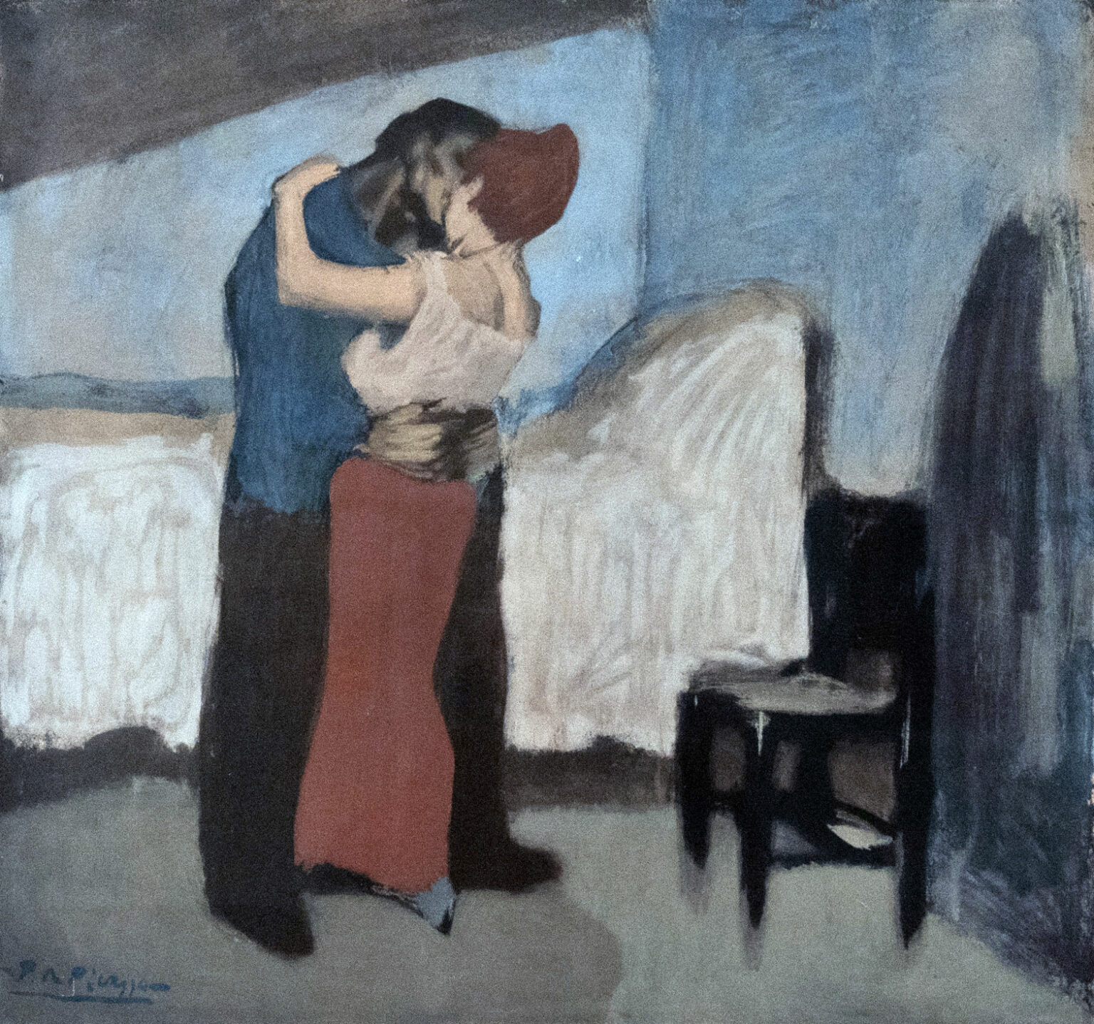 L' appuntamento di Pblo Picasso. 1900. Olio su tela
