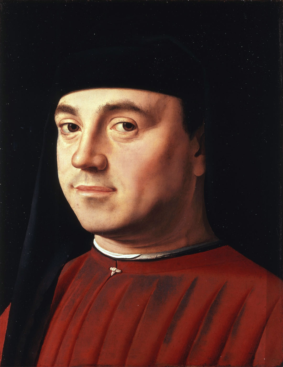 Ritratto d'uomo (Michele Vianello?) di Antonello da Messina. 1475.