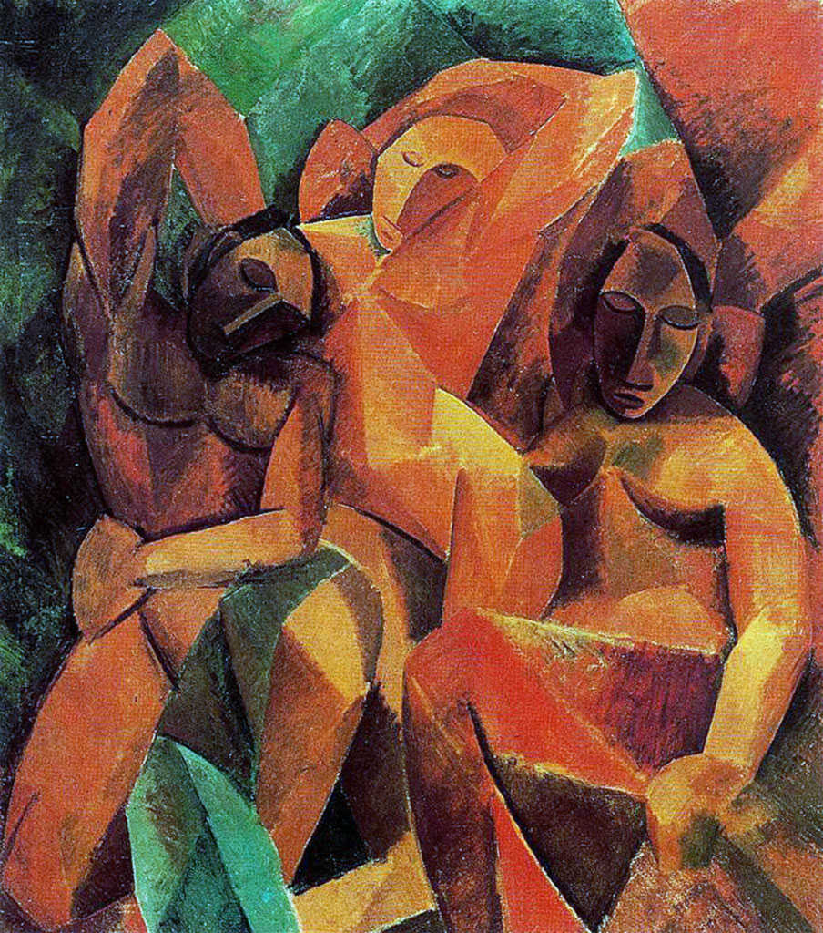 Tre donne di Pablo Picasso. 1908 - 1909