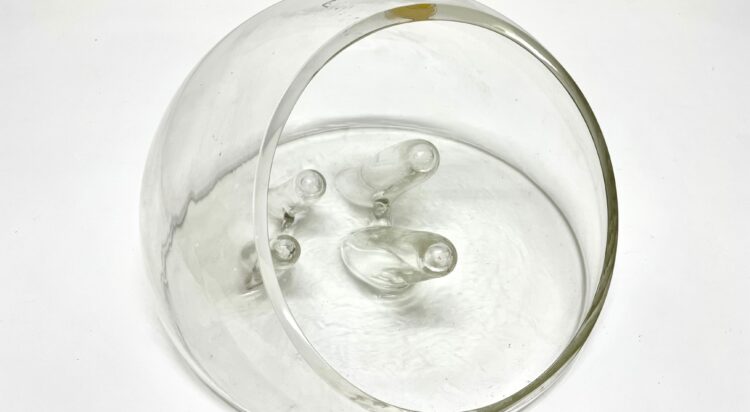 Contenitore in vetro designer Toni Zuccheri per Ve Art