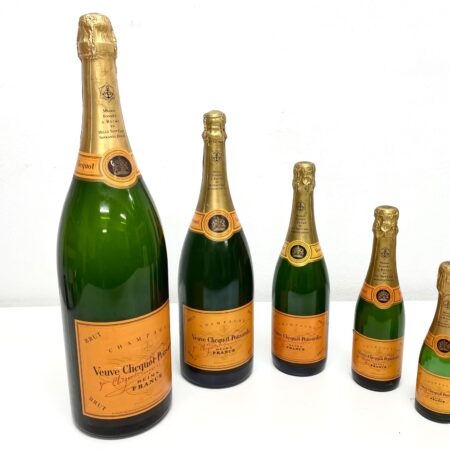 Set di 5 bottiglie da esposizione Champagne Veuve Clicquot Ponsardin