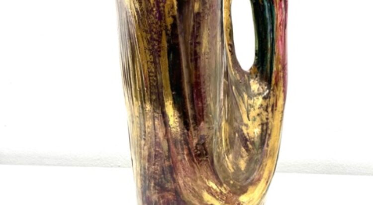 Caraffa in ceramica firmata Ciavardoni – Albissola