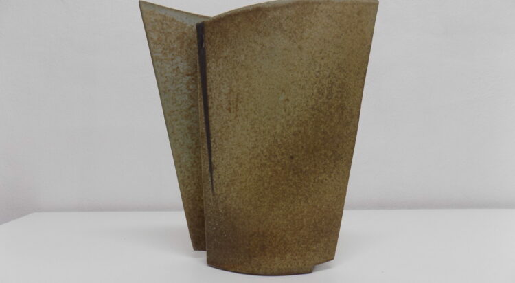 Vaso in ceramica di Luca Schiavon. Anni ’80. Vintage