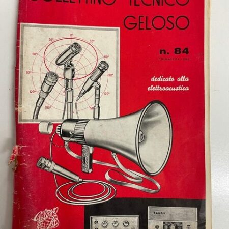 Bollettino tecnico Geloso 1962